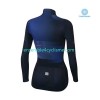 Maillot Cyclisme Hiver Thermal Fleece 2021 Sportful Leaf Femme N001